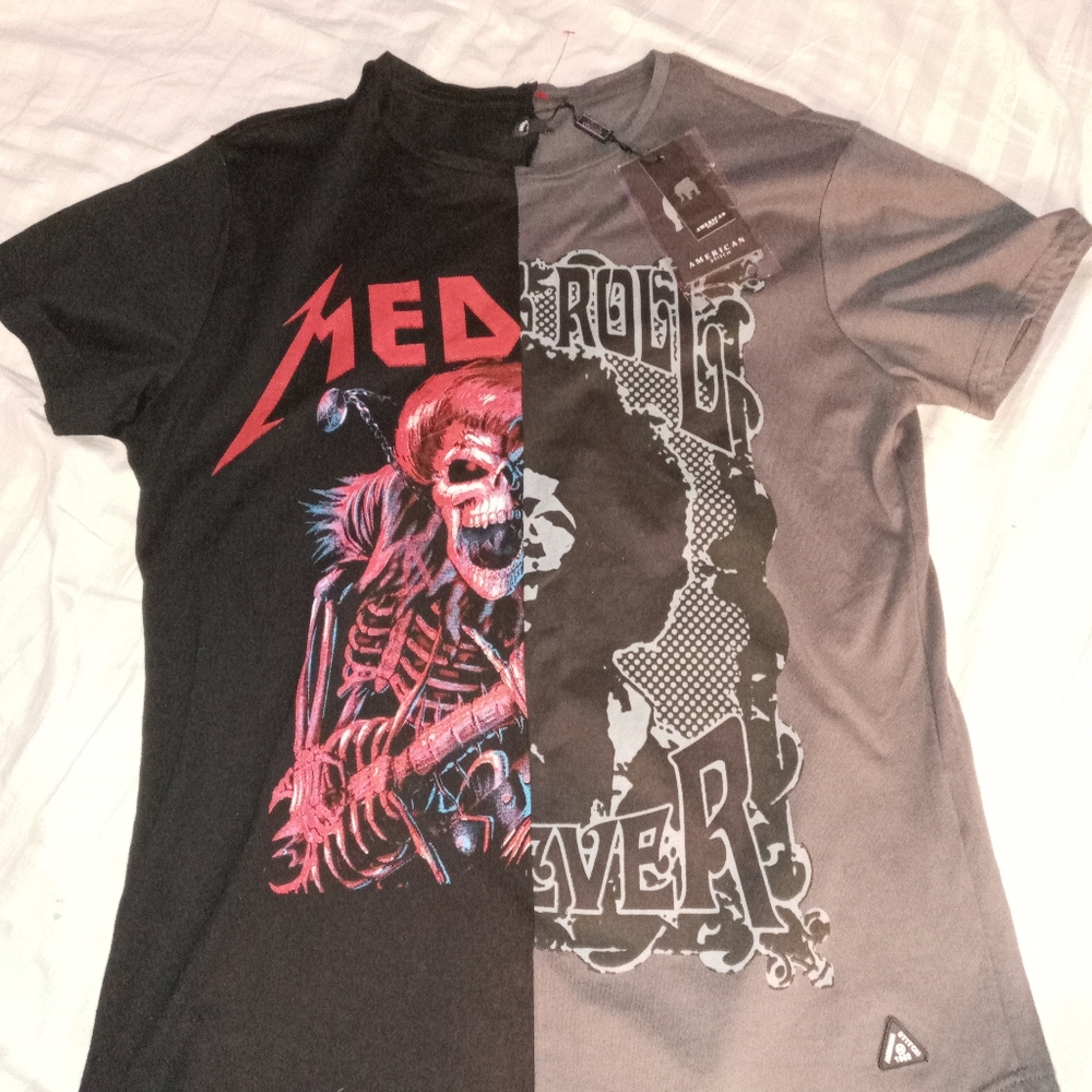 American stitch rock n roll half madusa/jimi hendr